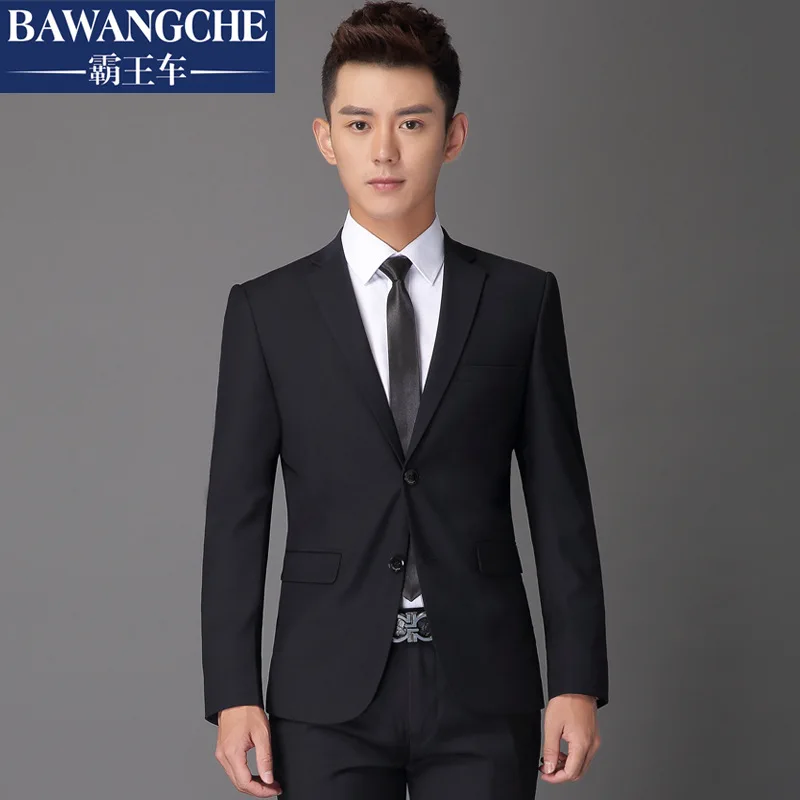 

ZX252Bawangche suit men's Korean style slim groom best man banquet dress young business college student suit