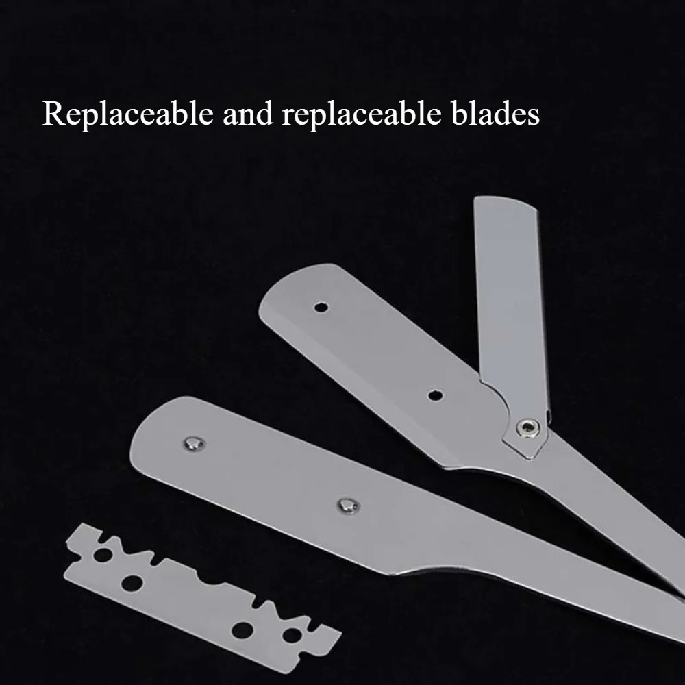 ماكينة حلاقة يدوية مستقيمة، ماكينة حلاقة نصف حافة، للعناية بالشعر للرجال، قص الشعر، الحلاقة، ماكينة تشذيب اللحية #1