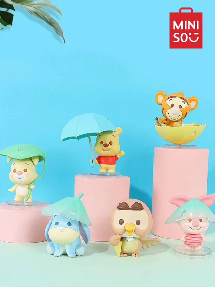 MINISO ブラインドボックス くまのプーさんシリーズ 梅雨テーマモデル