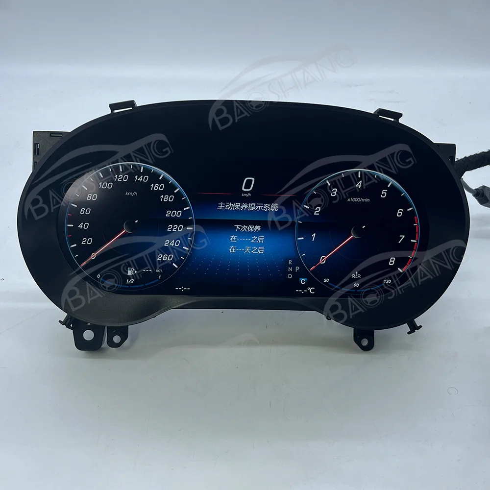 LCD Digital Cluster Dashboard Virtual Cockpit for GLA/A2013-2019 LCD Instrument Panel Car Speed Meter
