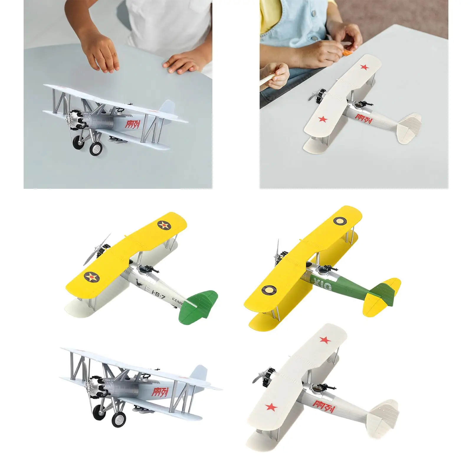 1:48 Scale USA Fighter Building Kits Easy to Assemble for Kids Adults Ornament Table Decor Birthday Gift DIY Airplane Handcraft