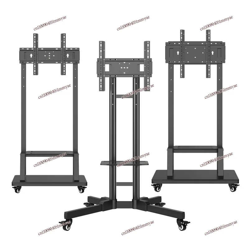 TV Rotating Mobile Bracket Floor Hanger Video Conference Live Broadcast Monitor Mobile Cart