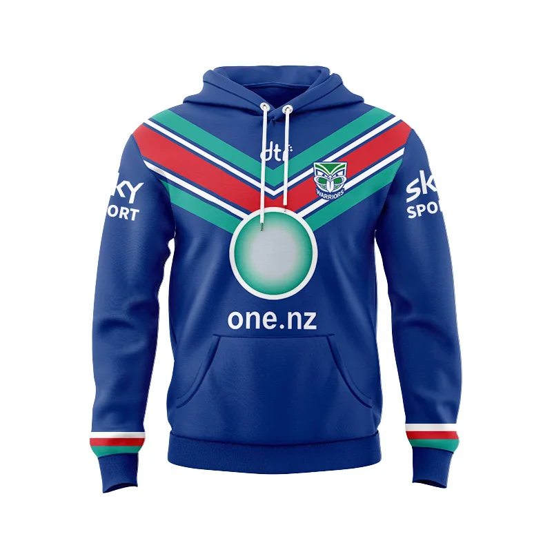 2024 Nieuw-Zeeland Krijgers Heren Hoodie Authentieke Thuisshirt