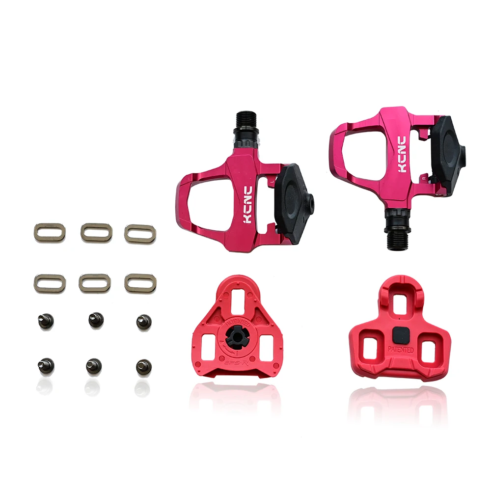 KCNC KPED 10  Self lock pedal TItanium axle Road bike Cyclocross E-Bike Cycling Clipless Pedals for Look Keo Titanium axle pedal