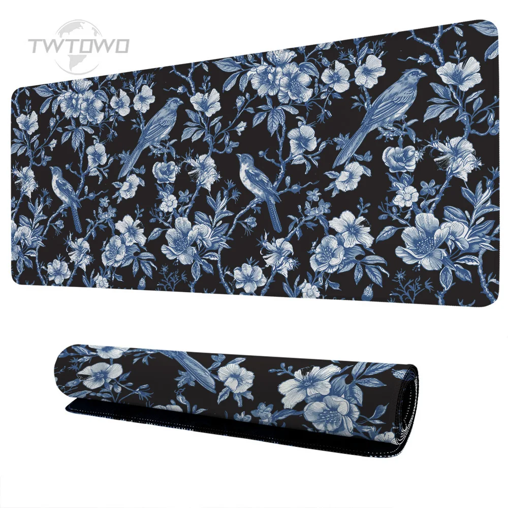 mouse-pad-azul-flor-passaro-jogos-impressao-demanda-personalizado-computador-em-casa-hd-mousepad-xxl-playmat-escritorio-tapete-antiderrapante-mouse-pad