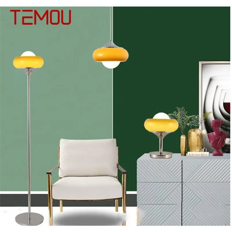 TEMOU Retro Lâmpadas de assoalho Design criativo LED decorativo para casa sala de estar