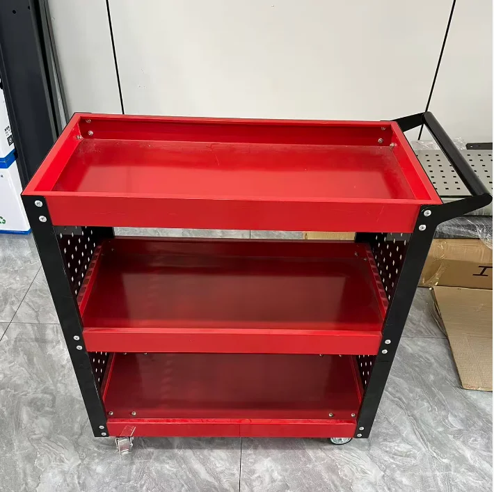 a forRemovable Pit Tool Cart Factory Supply Heavy Duty Storage Cart Rolling 300kg Load Capacity