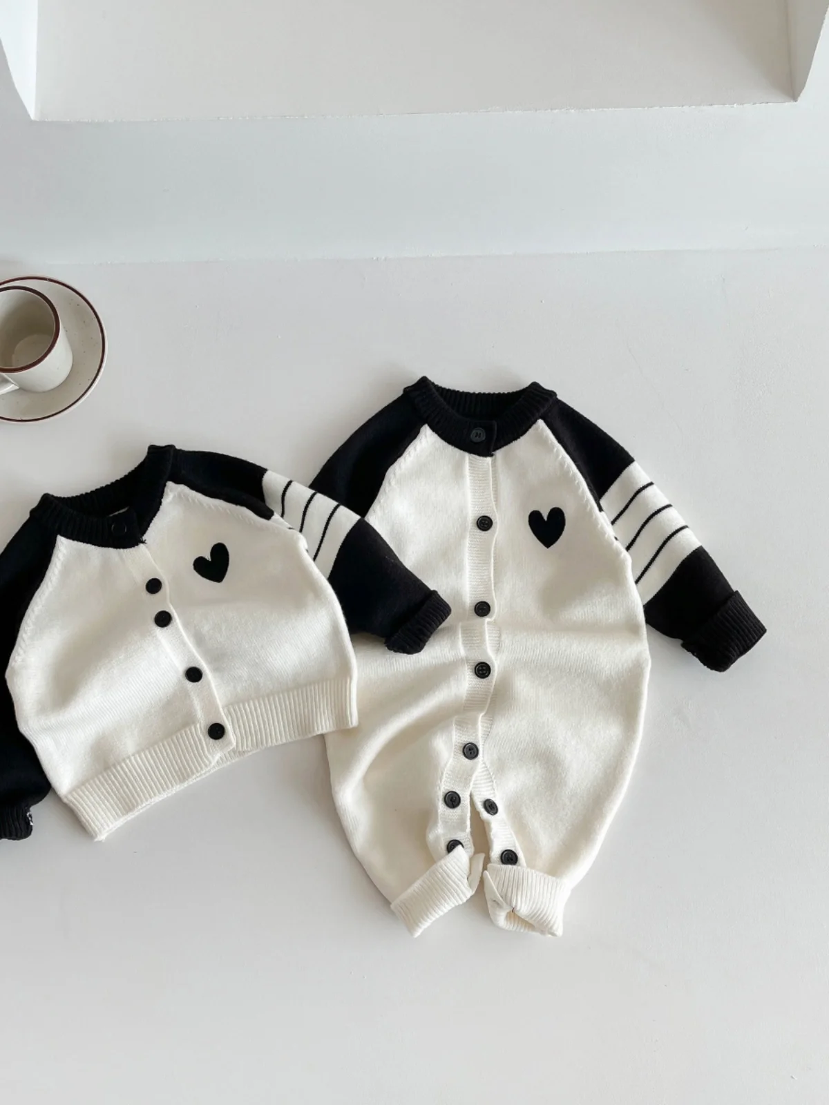 

Spring New Sle Baby Knitted Long Sve Rer Clothes Girls Clothes Cotton 95% Other Material 5% Comfortable Soft