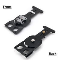 90 Degree Aluminum Alloy Guide Square Rail Woodworking Adjustable Angle Track Saw Square