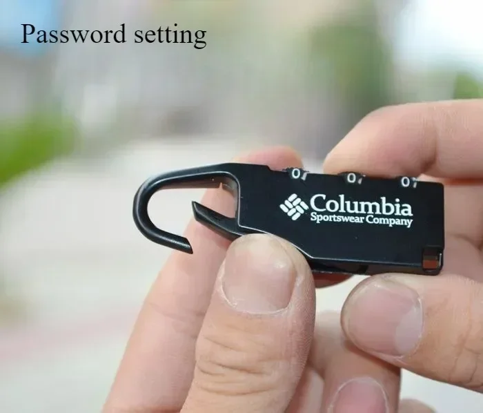 Zinc Alloy 3-digit Password Padlock Luggage Lock For Zipper Bag Backpack Handbag Drawer Cabinet Luggage Lock Security/Anti theft