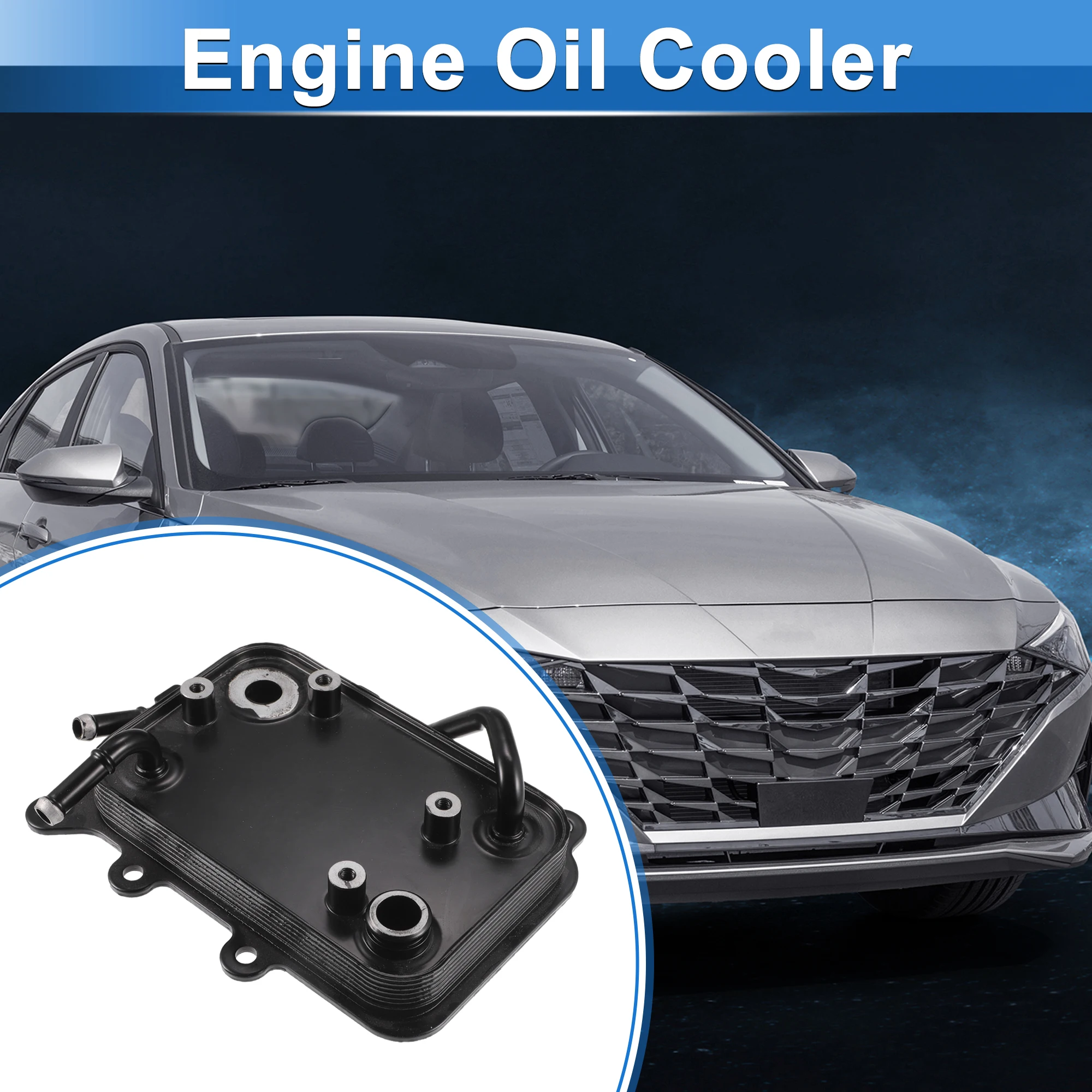 

Масляный радиатор двигателя UXCELL для Hyundai Sonata Palisade No 256201U500 Масляный радиатор