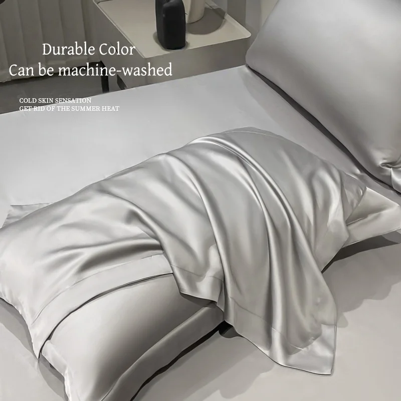 

Дышащая охлаждающая шелковая подушка, гипоаллергенная, премиум-качества, мягкая, с поддержкой плеч, для спальни, гостиной, летнего сна ​