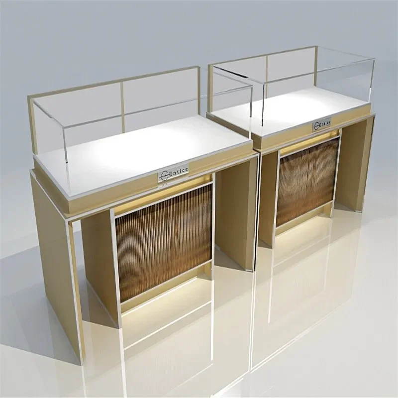 for Arc Jewelry Display Cabinet Customized Gift Rack Monolithic Figure Luggage Showcase Stand