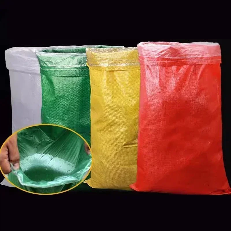 Plastic Inner Film Double-deck Waterproof Dustproof Woven Bag Industrial Fertilizer Packaging Bag Express Transport Package Bags