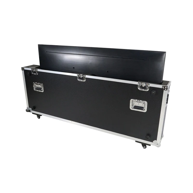 55"-65" Universal LCD/LED/Plasma TV Flightcase mit 4" Rädern