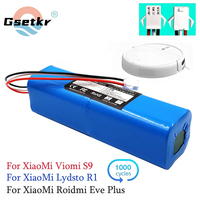 Original 14.8V 12800mAh Li-ion Battery Lydsto R1,Roidmi Eve Plus,Proscenic M7 MAX,M7 Pro,M8 Pro,U6,Lenovo LR1 Vacuum Cleaner