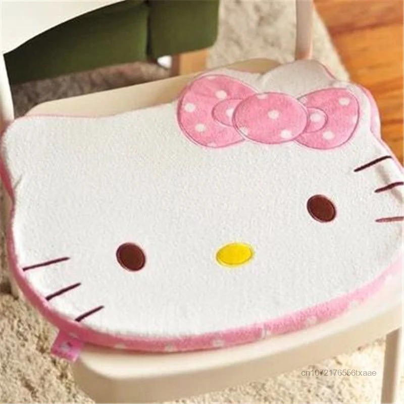 Sanrio Hello Kitty Cartoon Kawaii Household Children Adult Cushion Office Chair Seat Cushion Student Computer Chair Soft Cushion