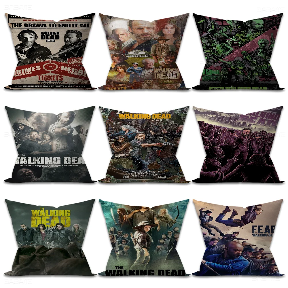 The Walking Dead Personalized Picture Text Home Decorative Pillows Household Gifts 45x45cm