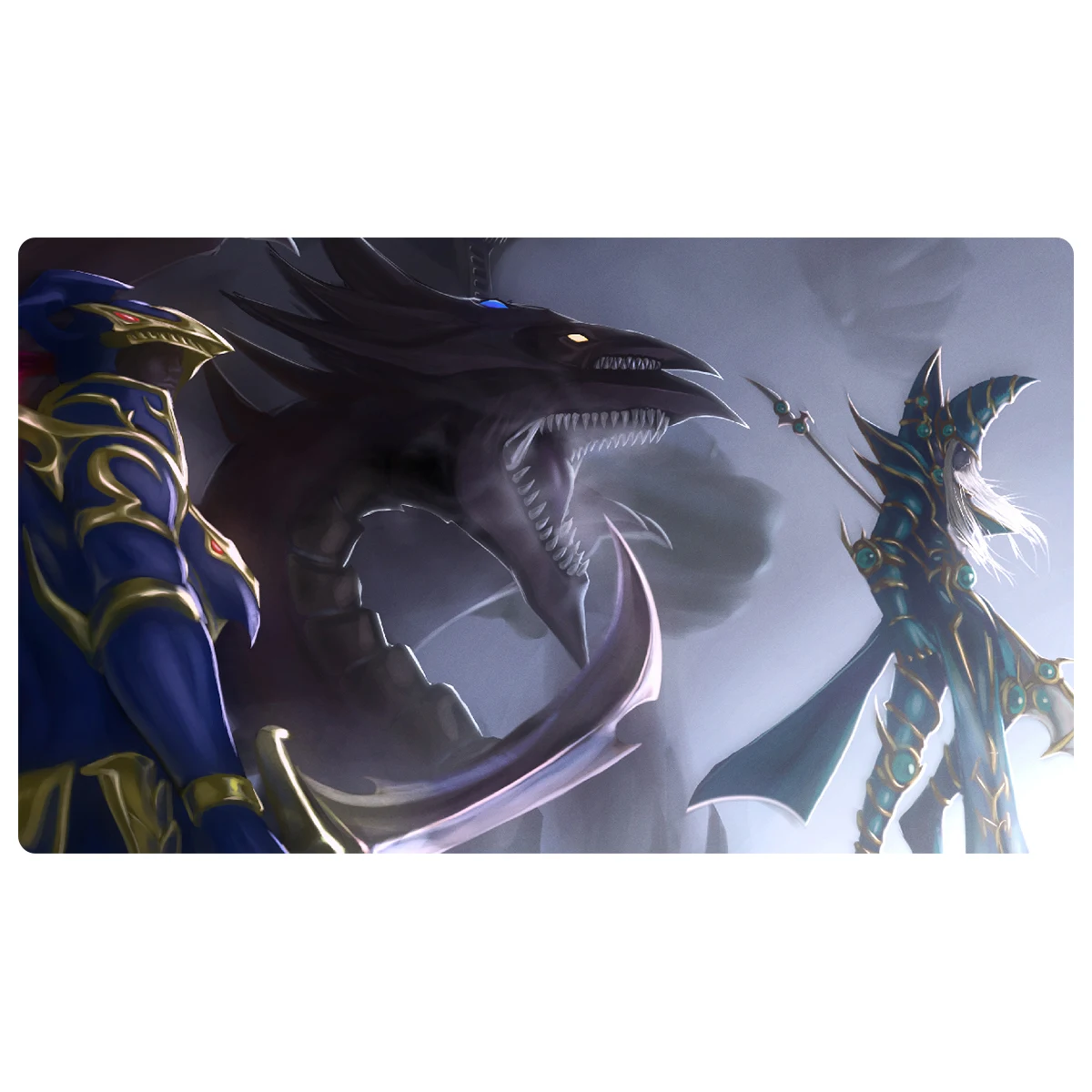 遊戯王ネオギャラクシーアイズフォトンドラゴン TCG マットネオブルー