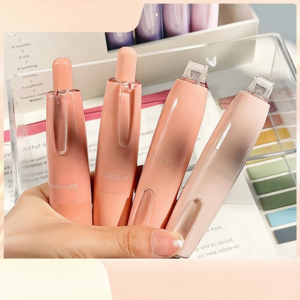 Portable Push Dot Glue Tape Pen Strong Adhesive Roller Stationery For Students School Office Supplies Crafting Journal