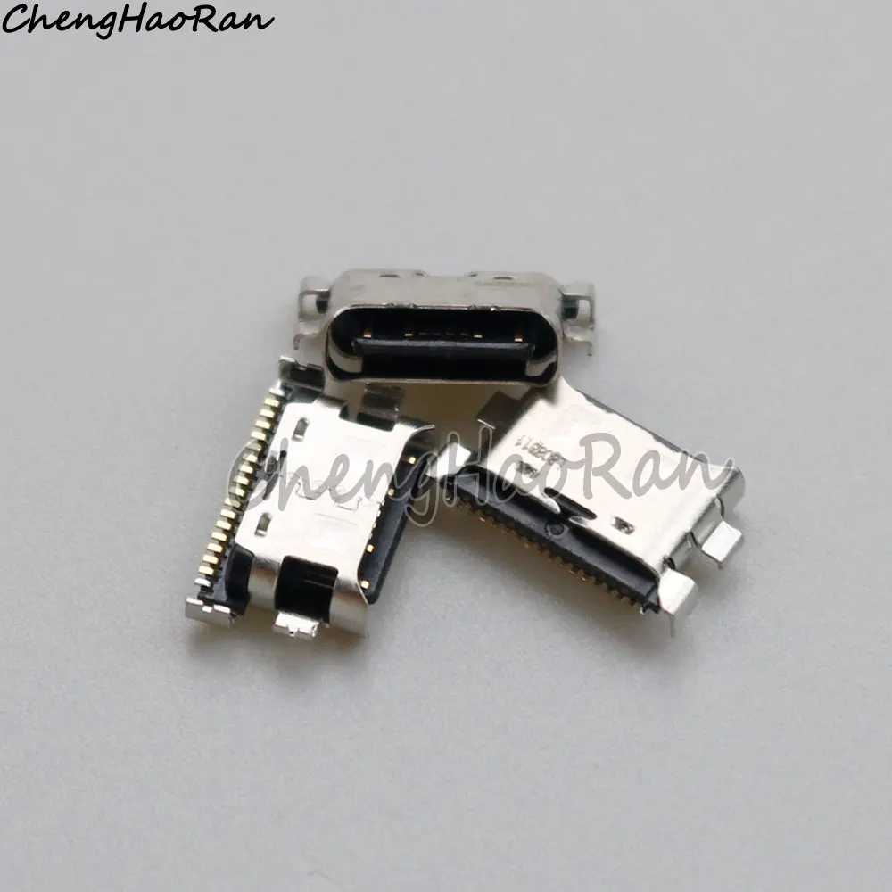 2 pz Type-C USB3.1 femmina 24pin porta di ricarica spina di coda per Huawei Samsung Lenovo Type-C connettore della spina della porta di ricarica USB