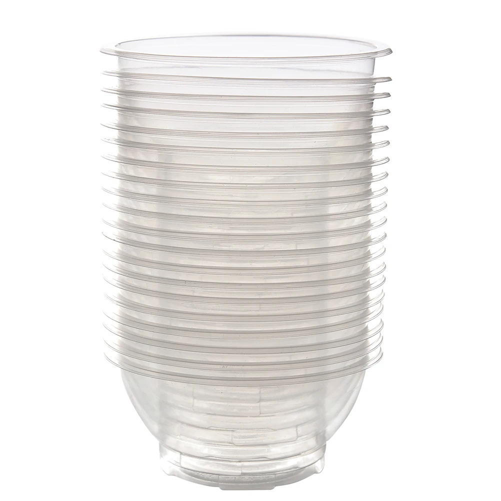 20 Pcs Clear Plastic Wegwerp Rijst Serveerschaal Outdoor Picknick Party