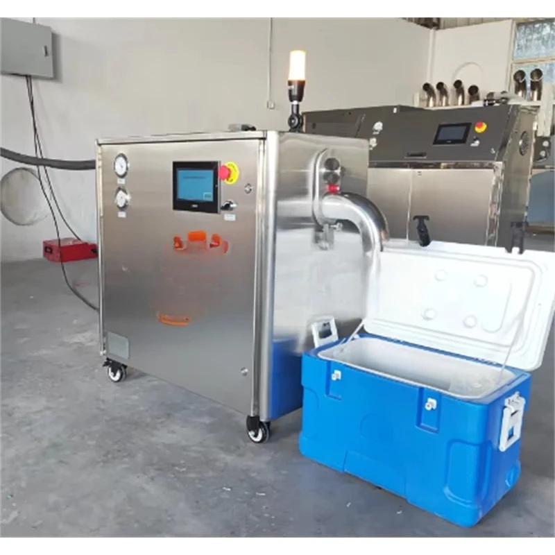 Customized Large Output Industrial Dry Ice Maker Granulated Dry Ice Pelletizer Machine Blocks Flake Dry Ice Making Maker With Pr