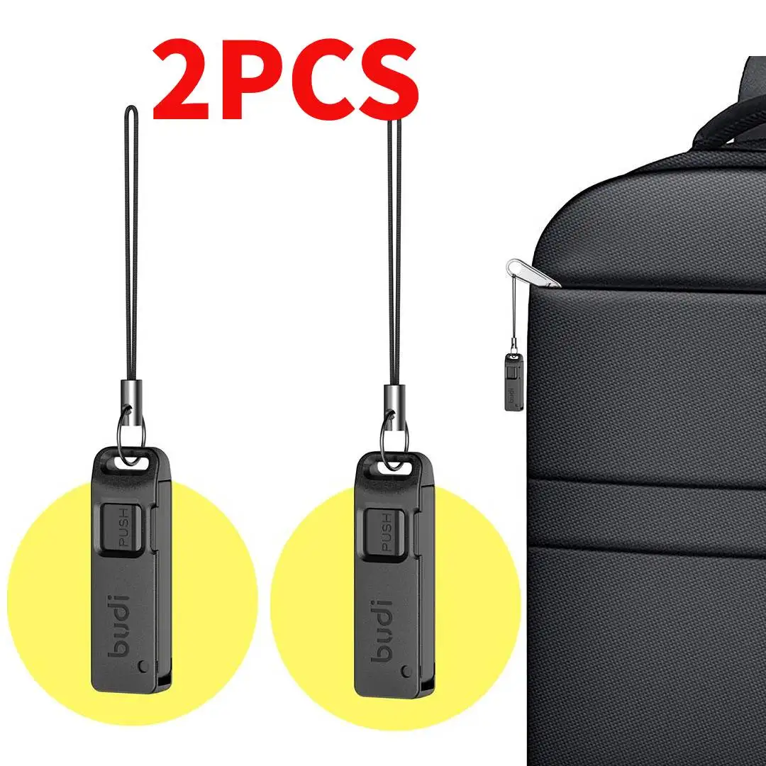 

2PCS SIM TF Card Slot Storage Box With Mobile Phone Card Ejector Pin Anti-Lost Lanyard Universal Phone Ejector Pin SIM Card Tray