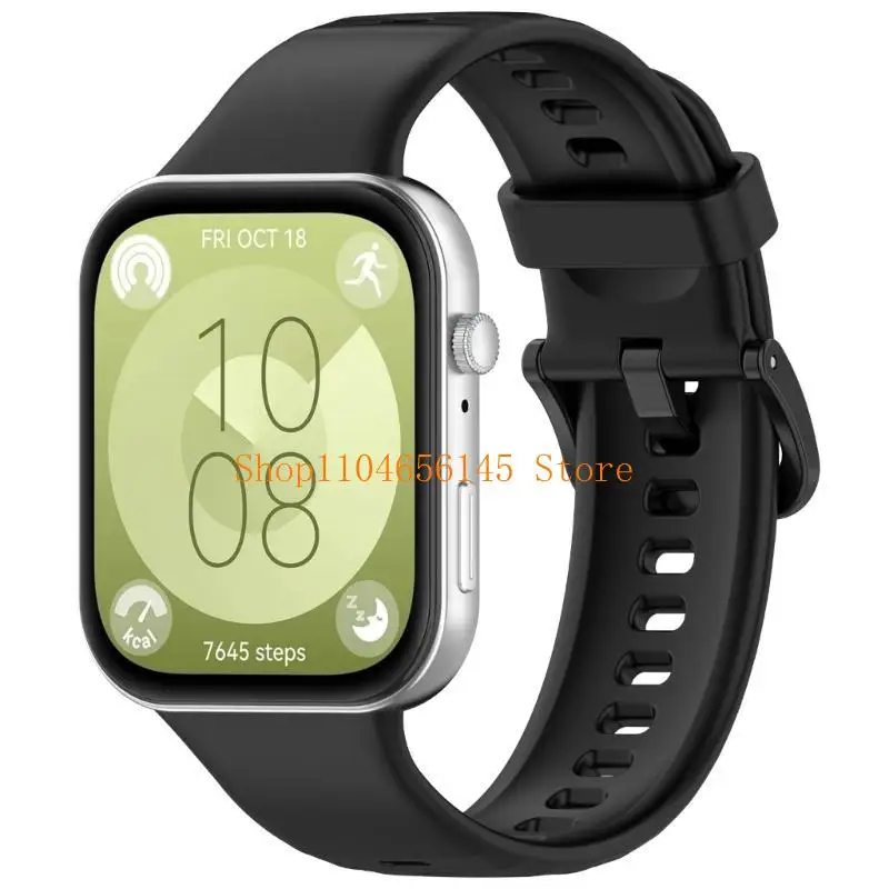 

652F Soft & Waterproof Watch Strap Flexible Easy to Clean Wristband Suitable for Fit3