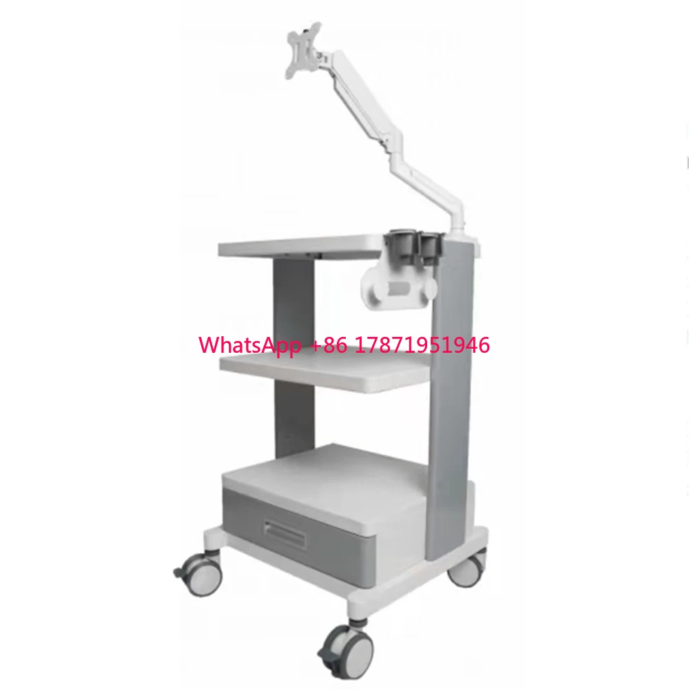 SNUKE   LN-801 Laparoscopy Tower System Cart Four Shelf Endoscopy Trolley for Endoscopic Camera Endoscopic cart