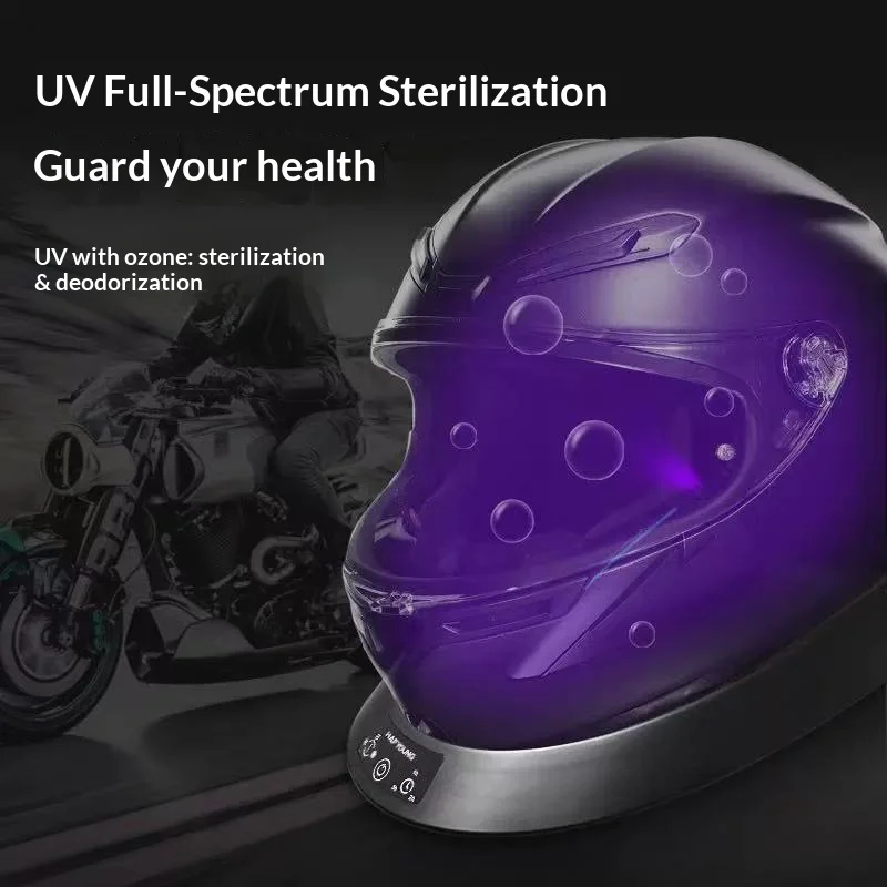 4Smart Helmet Dryer for Motorcycle Bike Ski Hockey Baseball Cycling Helmets Features Temperature Control Sterilization Functions
