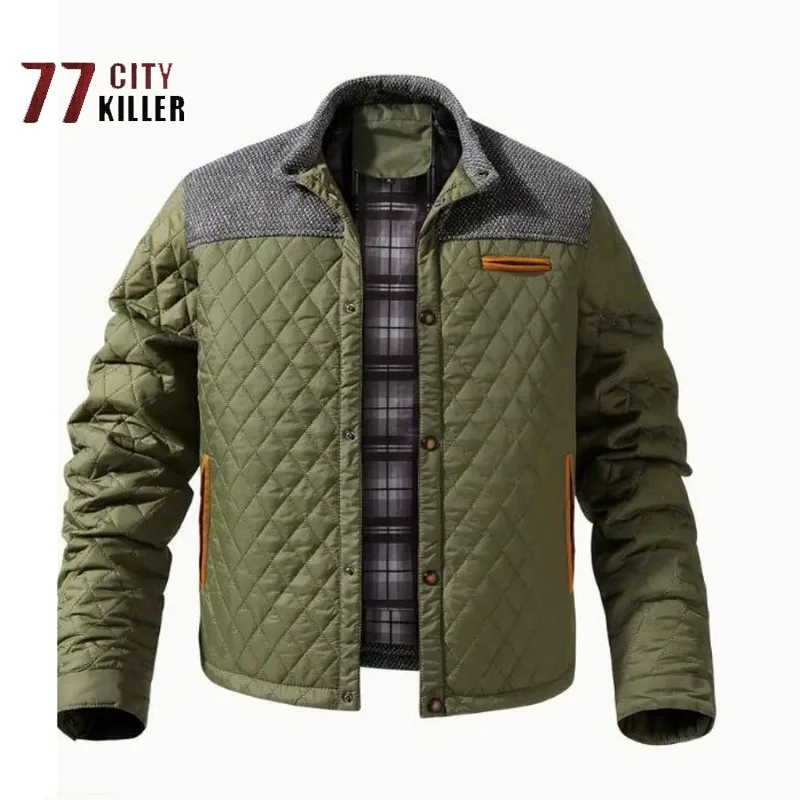 Chaqueta de PANA con múltiples bolsillos para Hombre, abrigo informal holgado de un solo pecho, a la moda, primavera y otoño, 2024