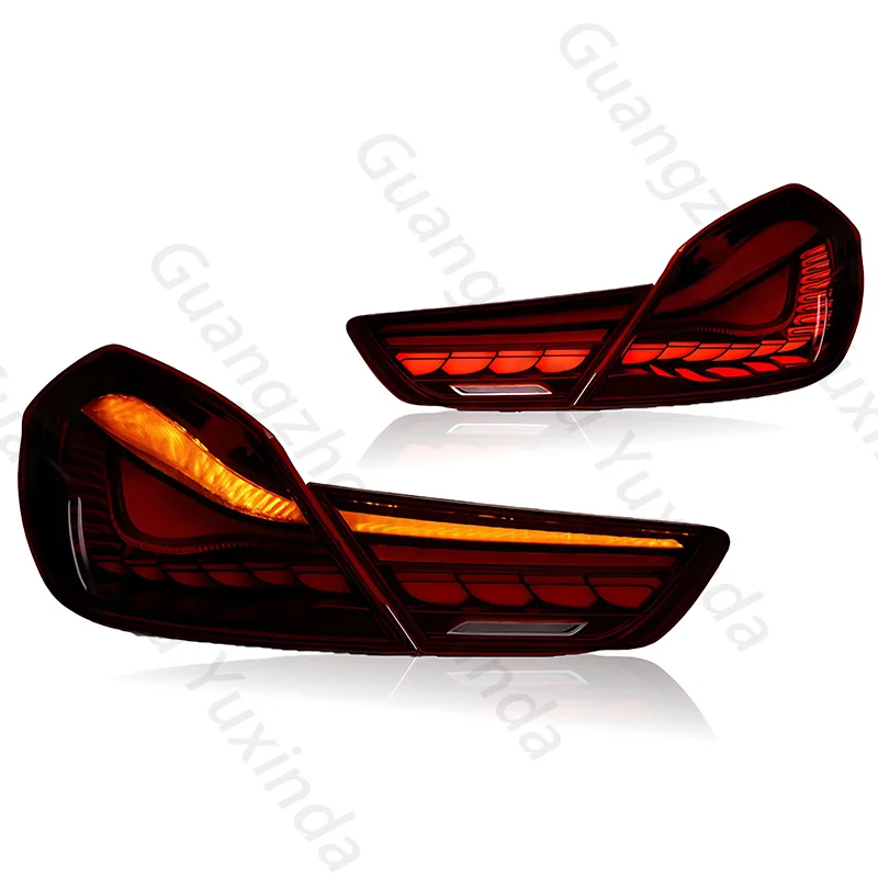 الضوء الخلفي عالي الجودة لسيارات BMW 6 Series F06 F12 F13 2010-2017 تعديل LED مقياس التنين المياه بدوره إشارة الضوء الخلفي الجمعية