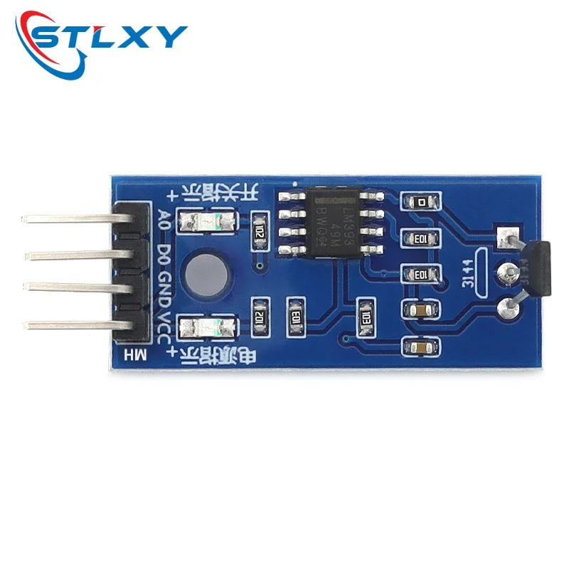 3144E Hall Sensor Module Hall Effect Switch Magnetic Speed Counting Sensor For Arduino Smart Car DIY