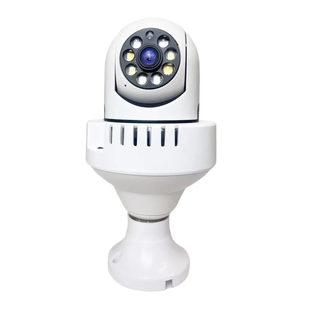 

2MP 1080P V360pro APP E27 Lamphead Socket PTZ IP Dome Camera AI Humanoid Detection Full Color CCTV Intercom Baby Monitor