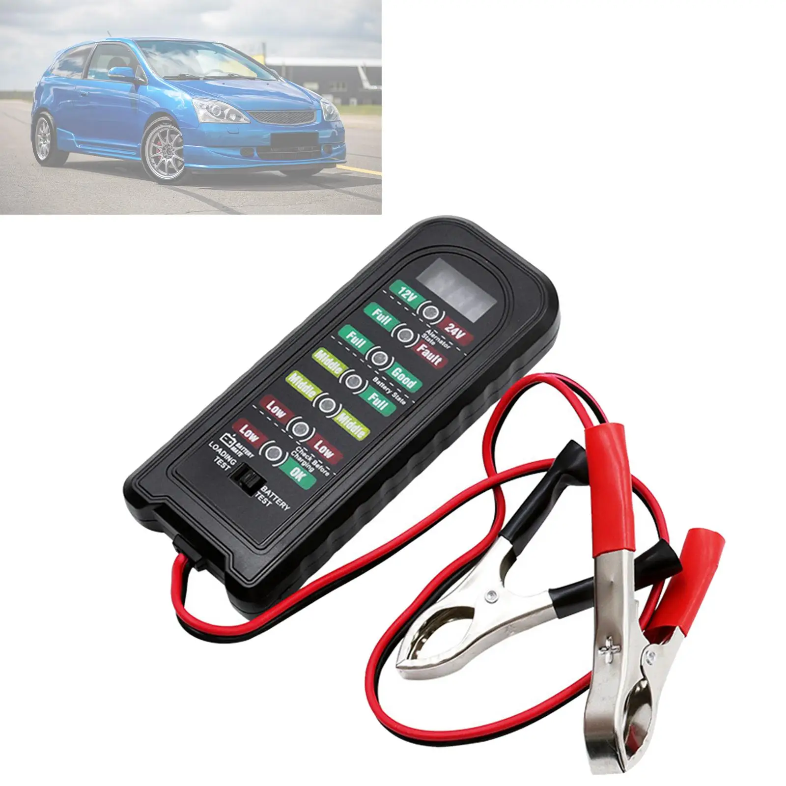 Car Battery Tester Automotive Battery Load Tester Premium High