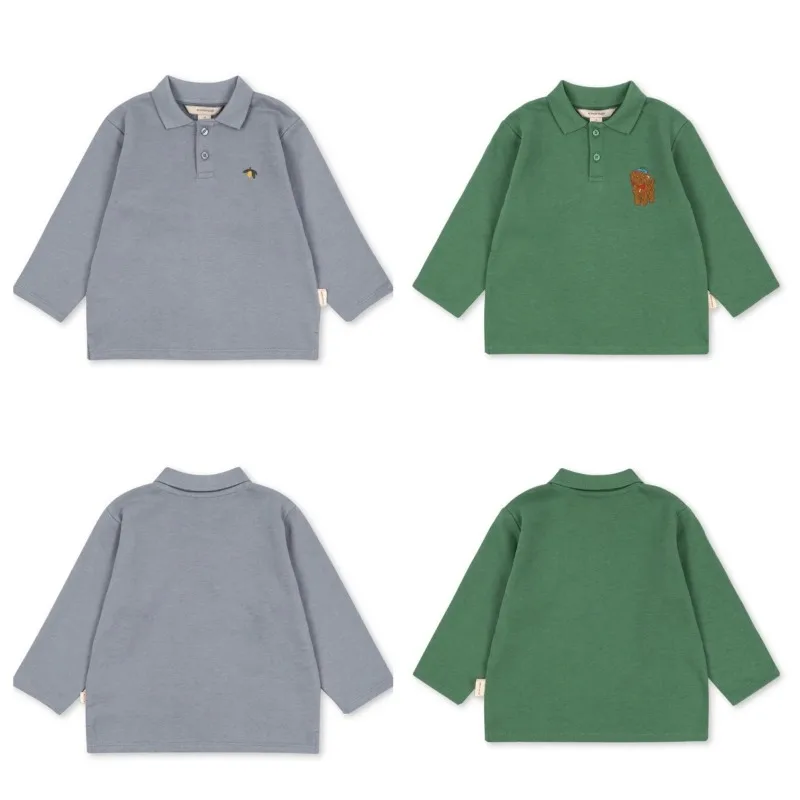 Autumn Children's Polo Shirts Boys Shirt  Baby Outfit Lemon Tops  Kids Top Puppy Baby Boy Clothes Girl Blouses Camisas