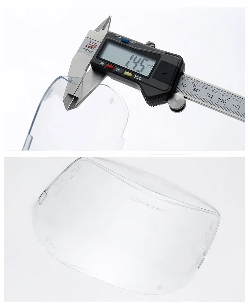 10 Stück 3m 9100 Standard-Außen schutz platten/Glas für Speed glas V/9100x-Schweißhelme – Detail 5