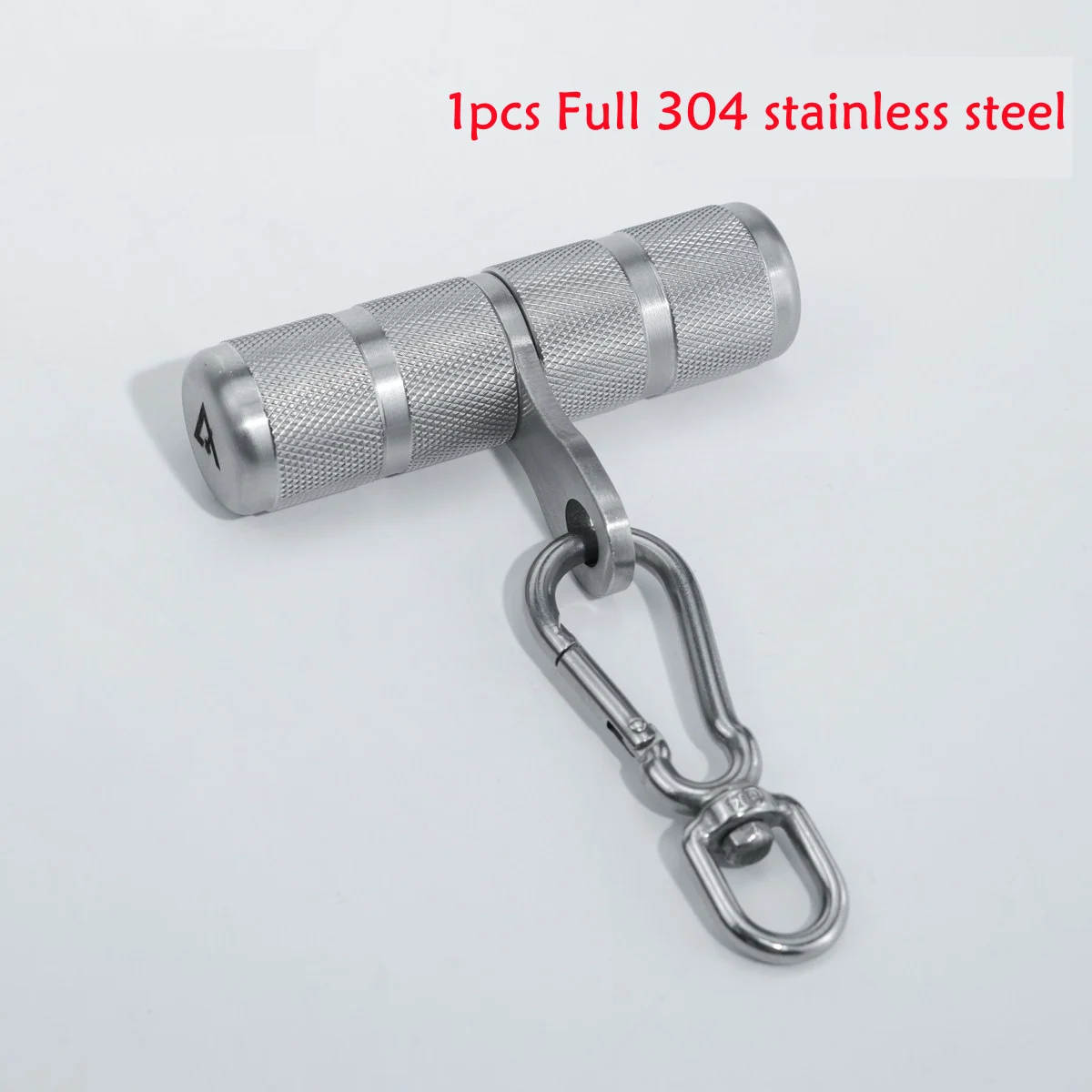 Full 304 Stainless Steel Universal Handle Fitness Equipment Gym Accessories 360° Rotate Lat Pull Down Strength Training Grip
