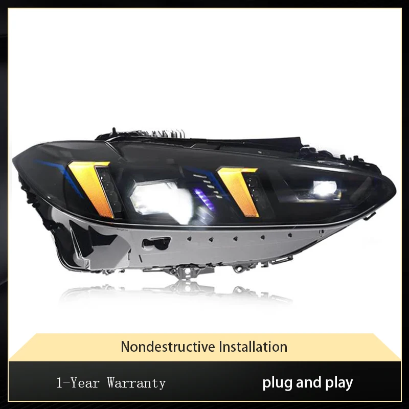 Headlight FOR BMW 4 Series 420 425 428 430 M4 G22 G23 G26 G82 2021-2024 Projector Lens LED Bulbs Car Stuff Auto Mobile Accessory
