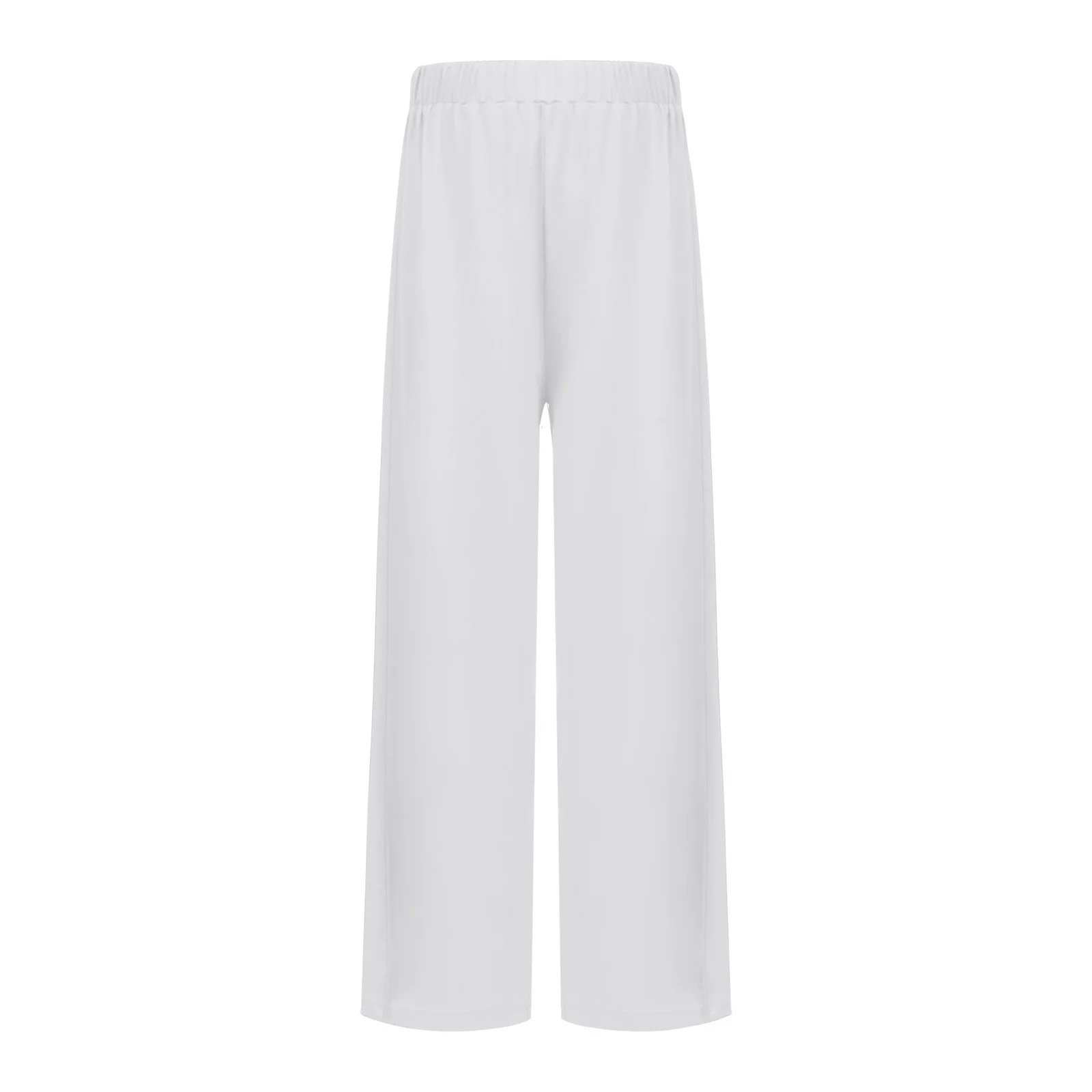 Lyrische mesh wijde pijpen broek kinderen meisjes moderne balletdans hoge taille hedendaagse palazzo broek klassieke danskostuums