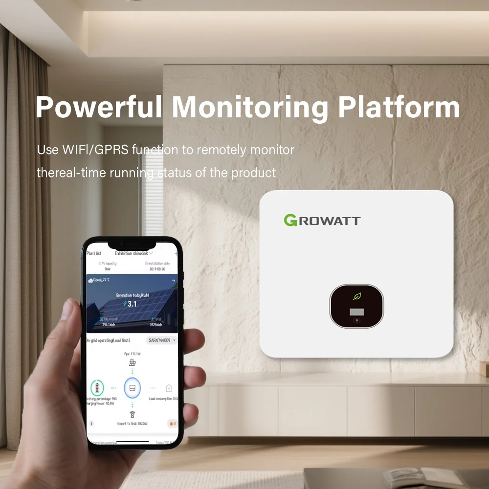 

Growatt MID36KTL3-X2 Home Use On-Grid Solar System 36KW Triple Solar Inverter 400V MPPT Controller IP66 Protection 98.8% 5-Year