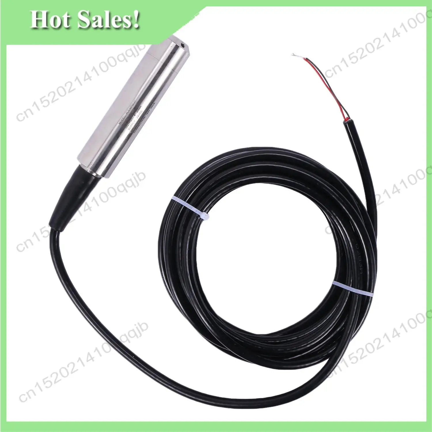 -FDDT Submersible Water 4-20MA Liquid Level Transmitter Sensor Fuel Tank Level Sensor Metal Water Liquid Level Sensor