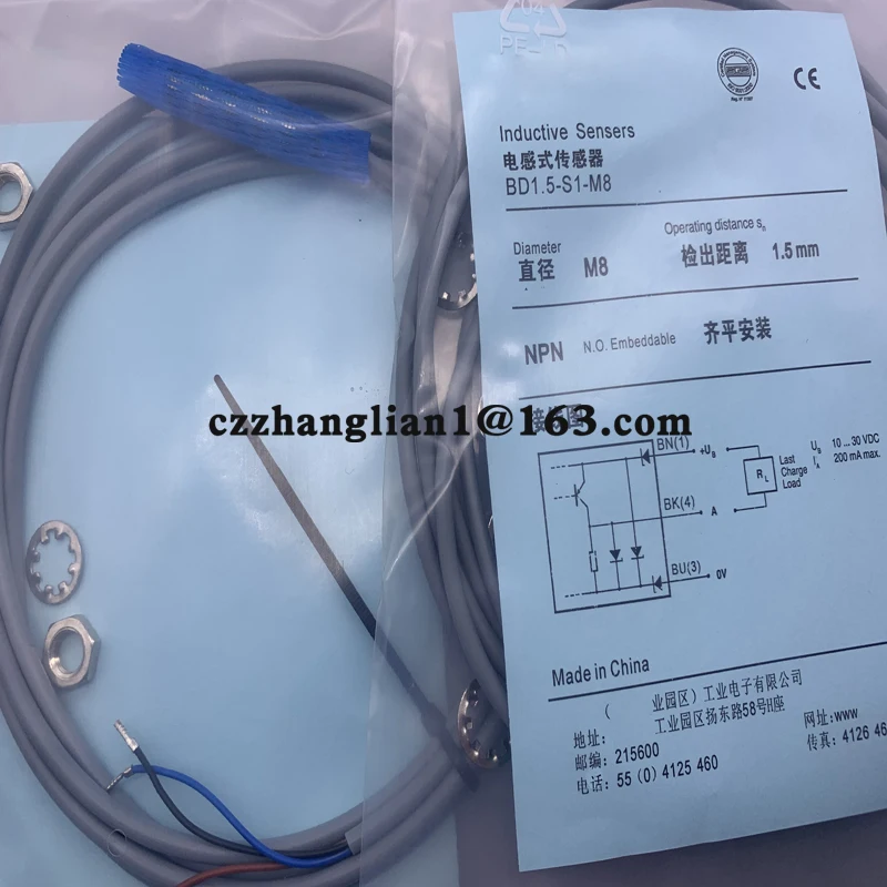 brand new Proximity switch BD1.5-S1-M8 BD1.5-S2-M8 BD1.5-S3-M8 BD1.5-S1-M5V BD1.5-S2-M5V One year warranty