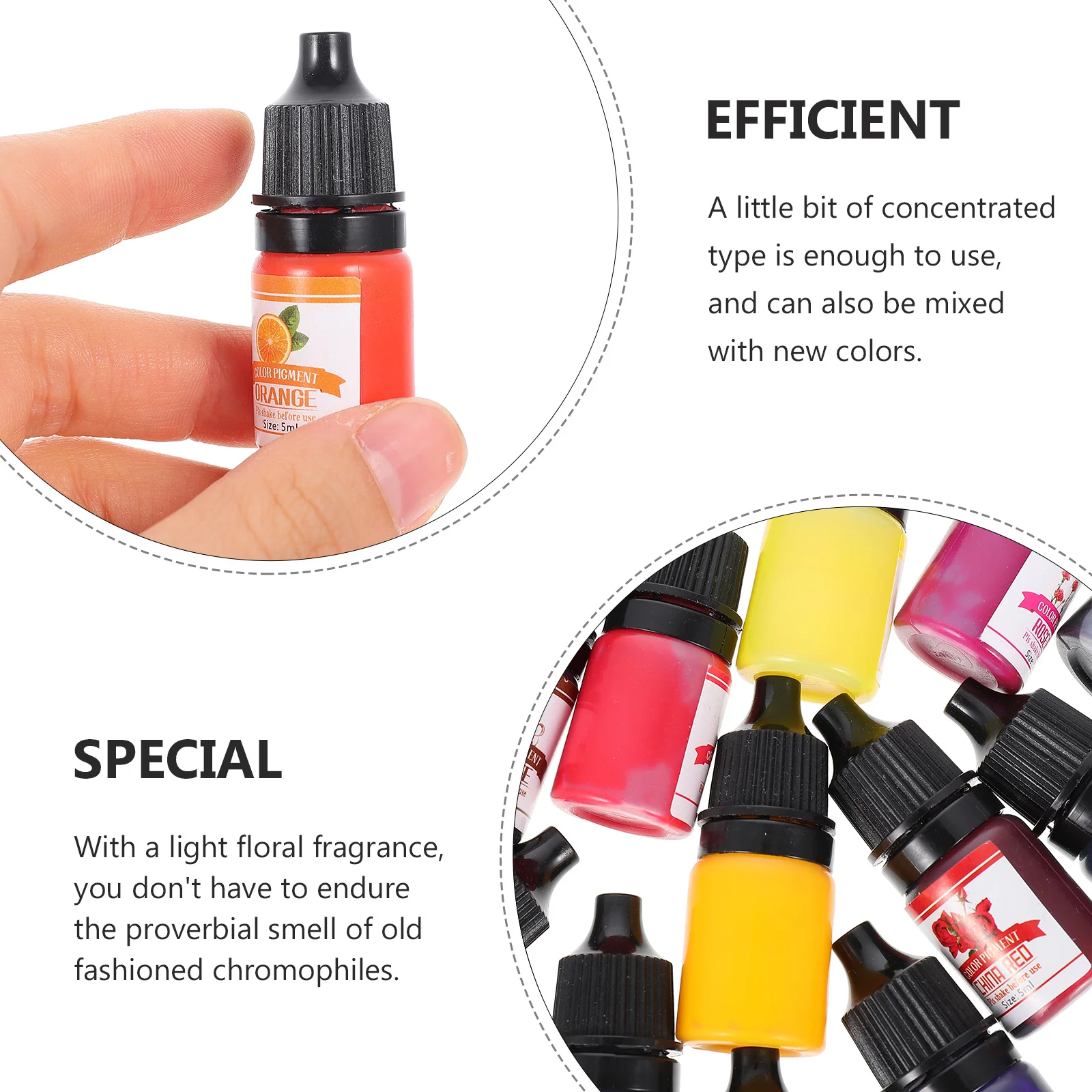 

Colorful Liquid Resin Pigment Concentrated Uv Resin Colorant For Diy Epoxy Craft Making Dyeing Material Solvent-Free