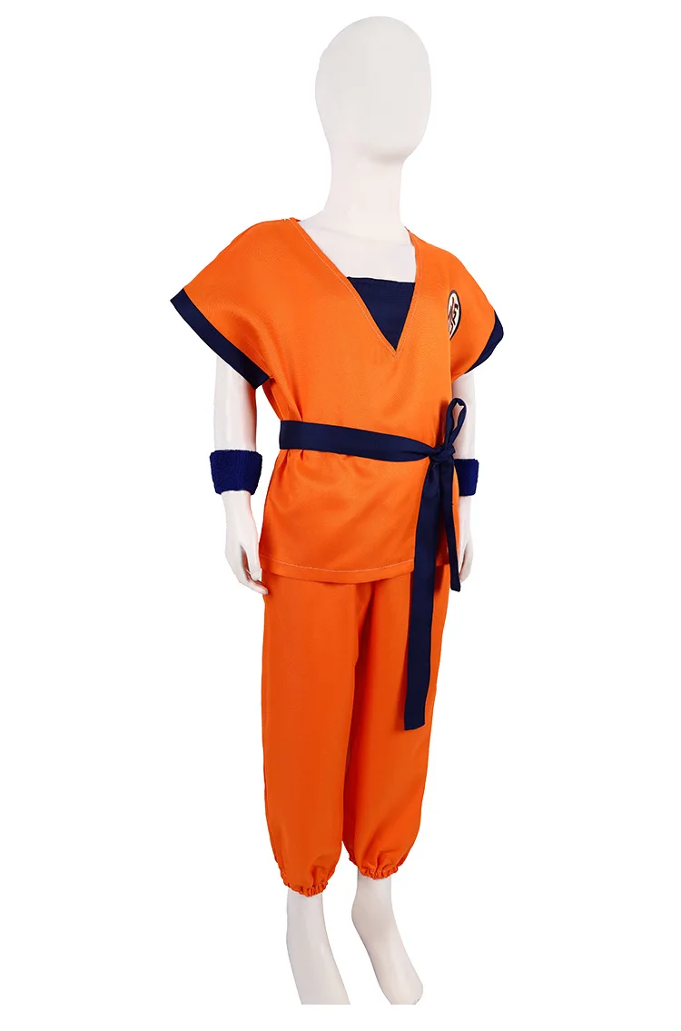 Awonlate Déguisement Goku Cosplay, Déguisement Enfant Pour Son Goku Goku Costume Halloween Cosplay Costume Pour Enfants Anime Cosplay Vetements 110 120 Cm