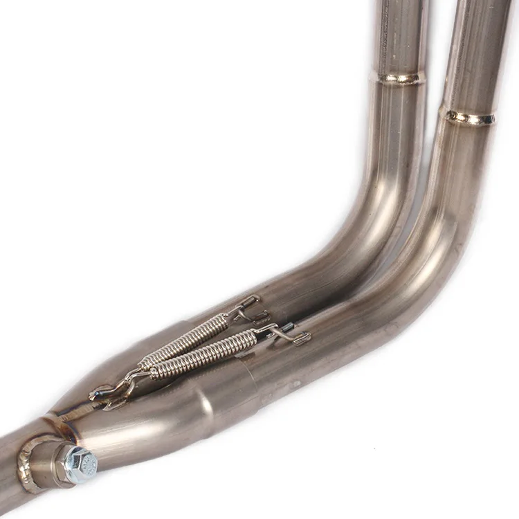 오토바이 스포츠카에 적합 Kawasaki ninja400 티타늄 합금 전면 섹션 소형 닌자 Z400 전면 섹션 수정된 스테인레스 스틸