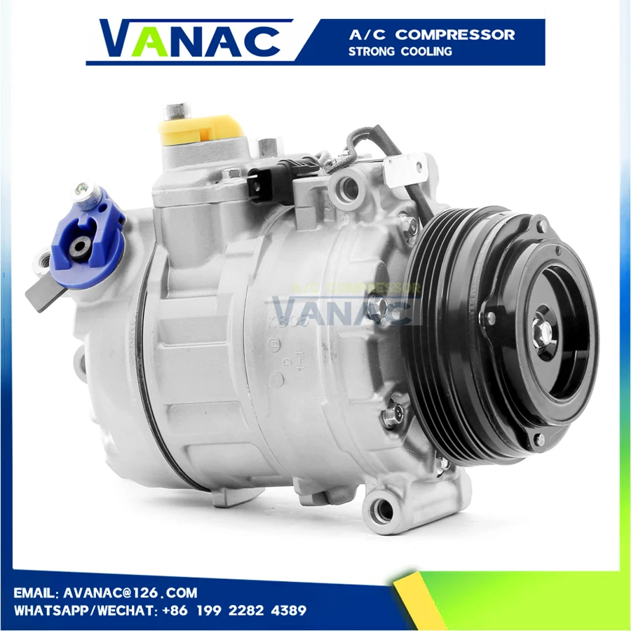 

7SBU17C A/C AC Air Conditioning Compressor for BMW 5 Gran Turismo F07 550i xDrive N63 2009 2010 64509154072 9154072 64529195978