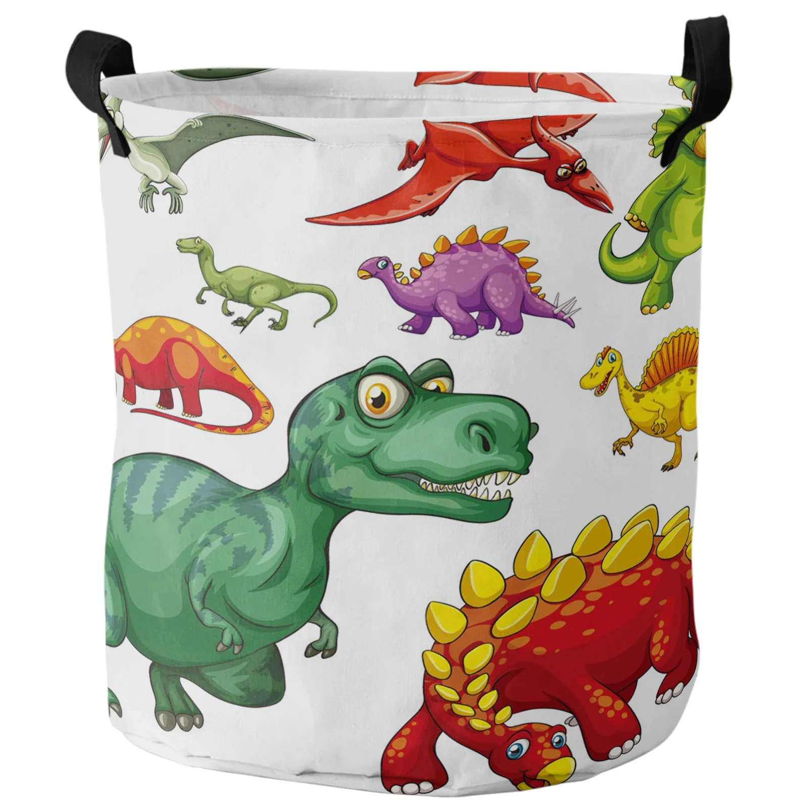 Cartoon Animal Dinosaur Dirty Laundry Basket Foldable Waterproof Home Organizer Basket Clothing Children Toy Storage Basket