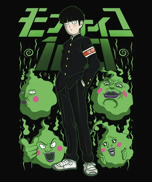 unisex Mob Psycho 100 Shigeo Kageyama con Dimple